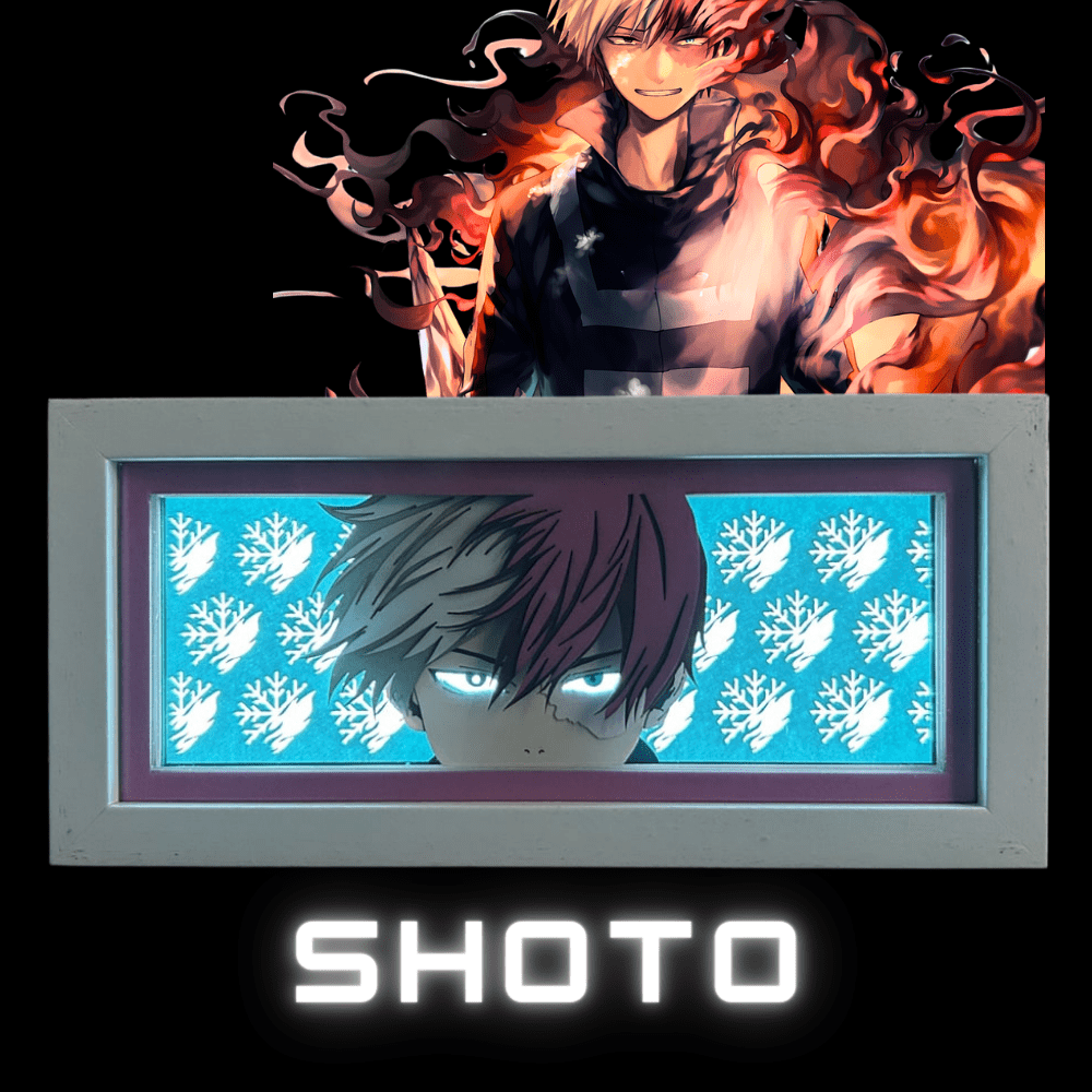 LightBox Shoto Todoroki - Édition Fired Ice-Reveilleur