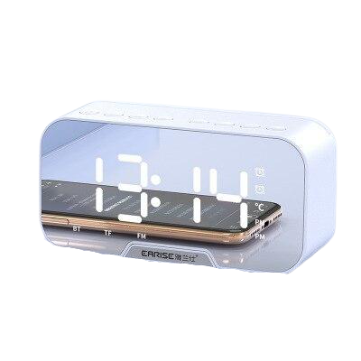 Radio despertador con espejo Bluetooth