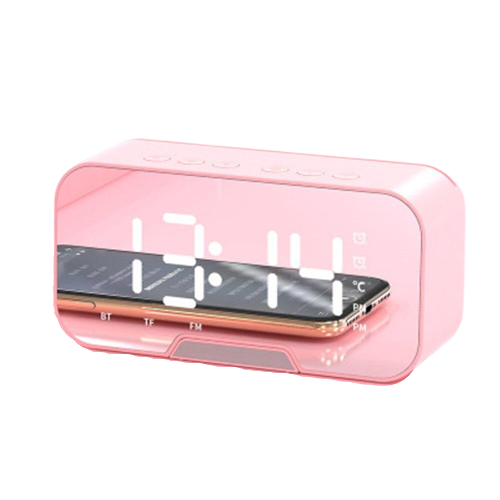 Radio despertador con espejo Bluetooth