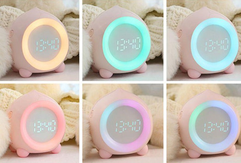 Réveil radio fille veilleuse