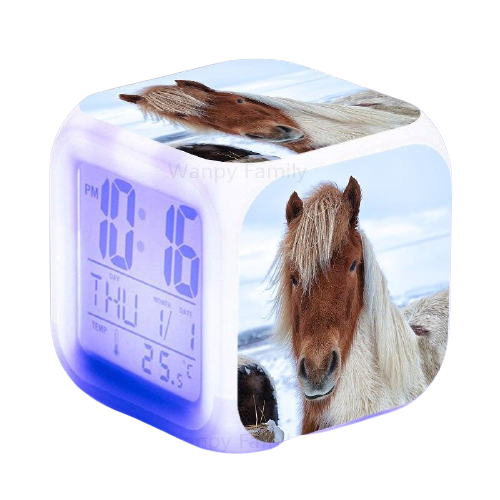 Réveil led cheval-Reveilleur