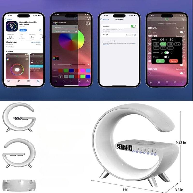 Cargador de inducción para reloj despertador SmartLight™