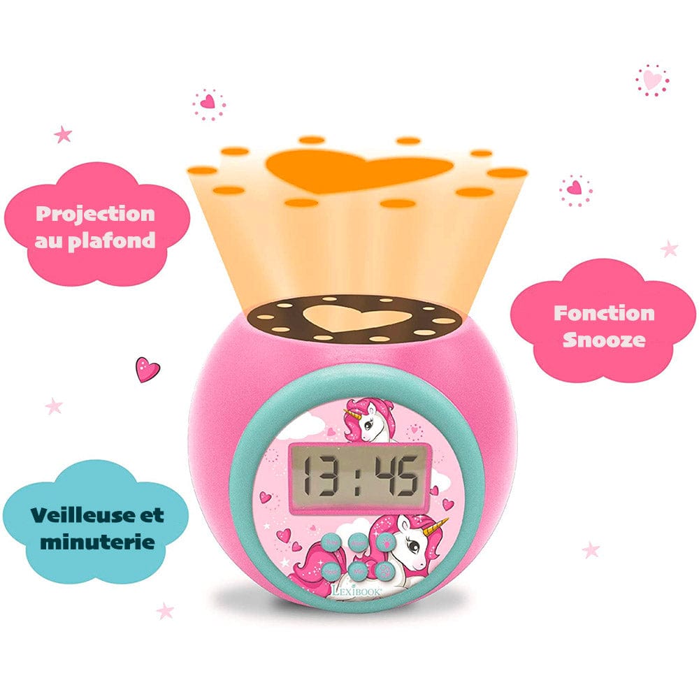 Réveil Projecteur Licorne
