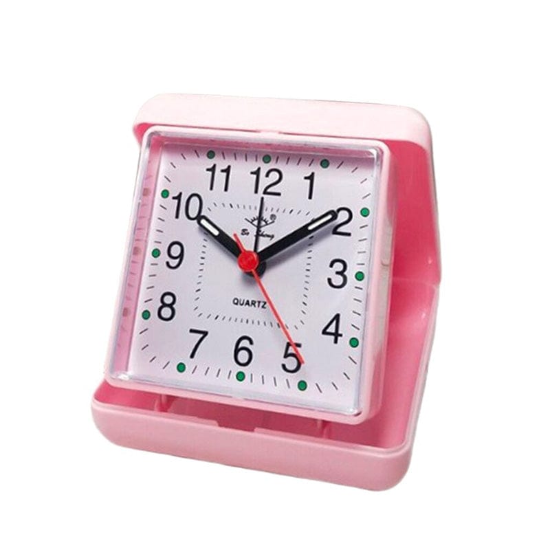 Reloj despertador analógico de viaje (plegable)