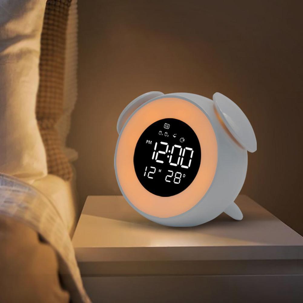 Compact Sunrise Simulator Alarm Clock, 14.5x8.6 CM – A natural alarm clock for a better sleep routine