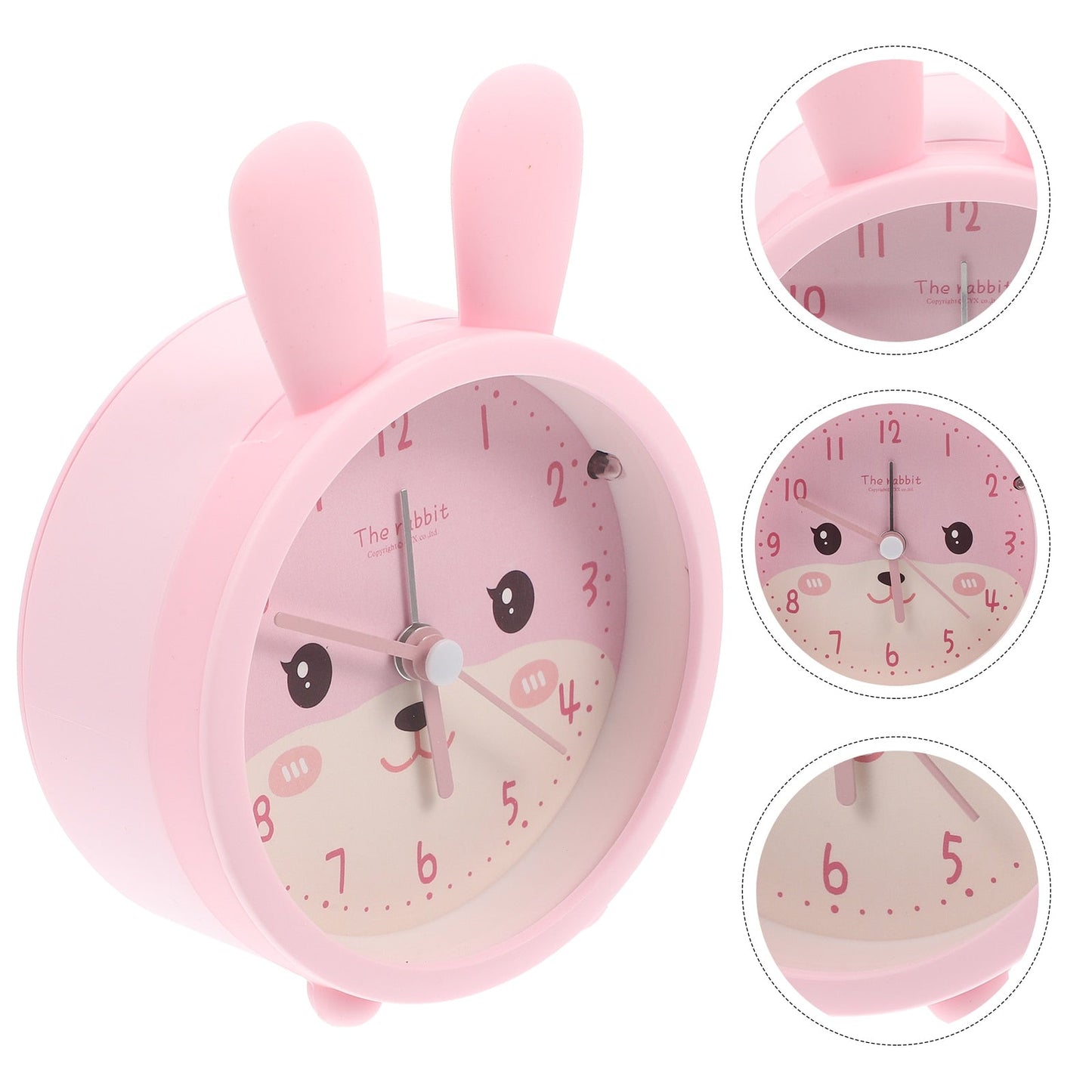 Réveil Lapin Silencieux Mignon