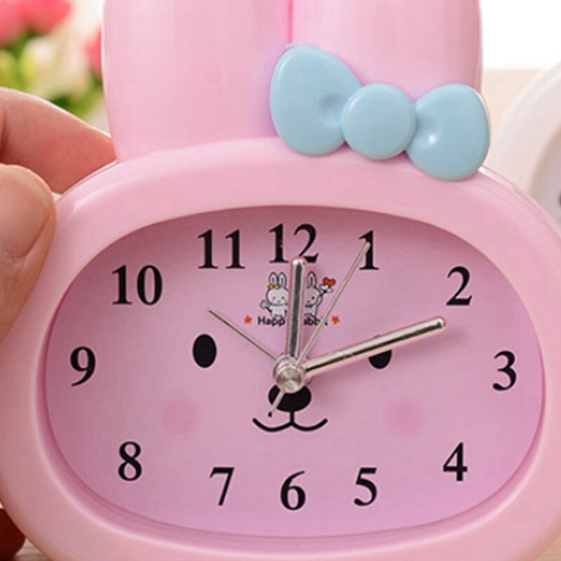 Réveil Lapin Noeud Papillon Éducatif - Dimensions de 13x11.7 CM