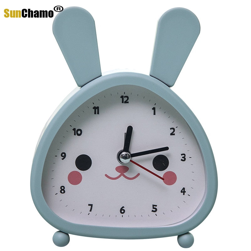 Réveil Lapin Muet Mignon - Dimensions de 12x10 CM-Reveilleur