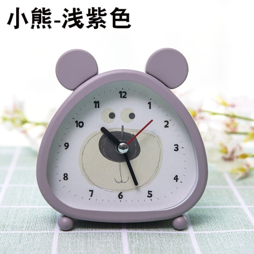 Réveil Lapin Muet Mignon - Dimensions de 12x10 CM