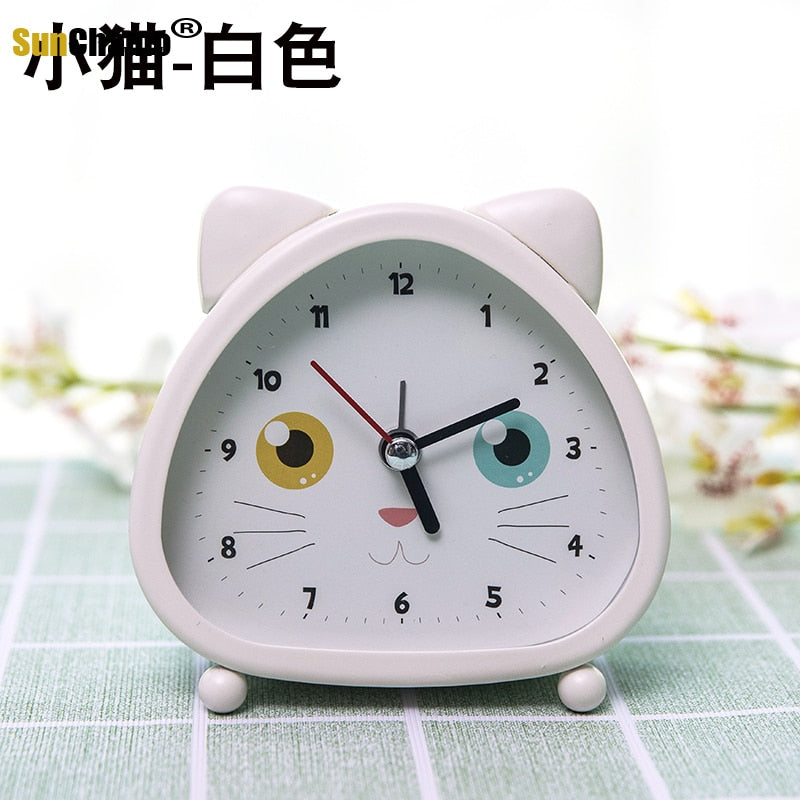 Cute Mute Rabbit Alarm Clock - Dimensions of 12x10 CM
