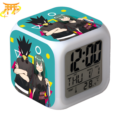 Reloj despertador Tsuyu x Fumikage - My Hero Academia™