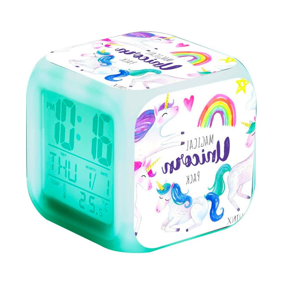 Reloj despertador digital<br> Unicornio