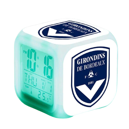 FDGFDG Club de Sport Football LED réveil réveil Horloge numérique