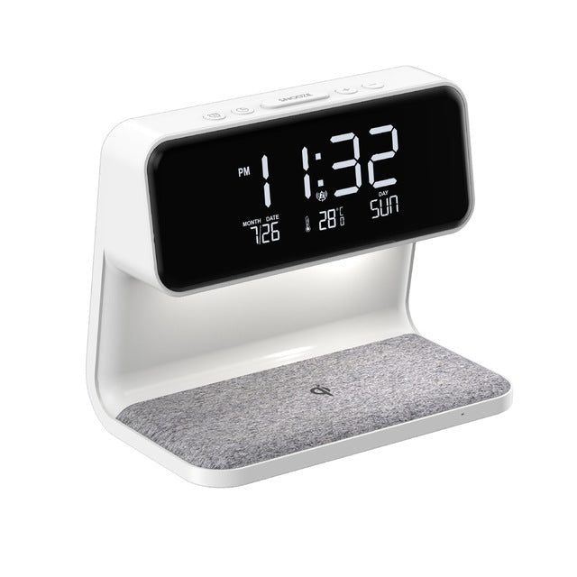 Le Réveil Chargeur Induction Lampe-Reveilleur