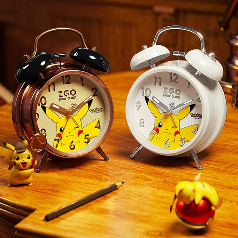 Pikachu Analog Alarm Clock