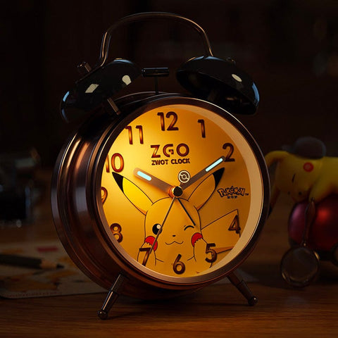 Pikachu Analog Alarm Clock