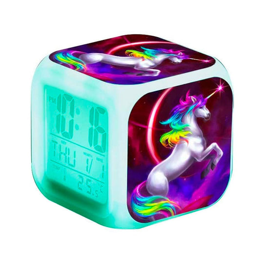 Unicorn Cube Alarm Clock