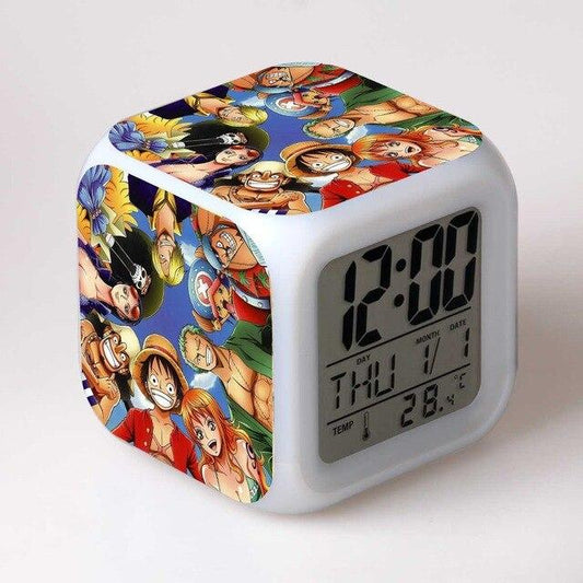 Reloj despertador de los Piratas del Sombrero de Paja de One Piece