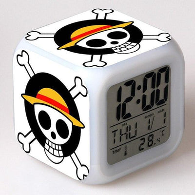One Piece Jolly Roger Alarm Clock