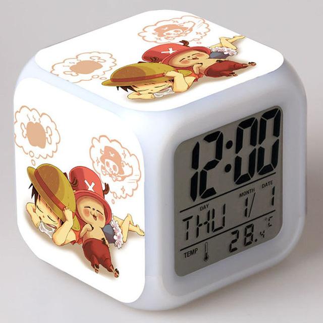 Reloj despertador One Piece Luffy Tony Chopper