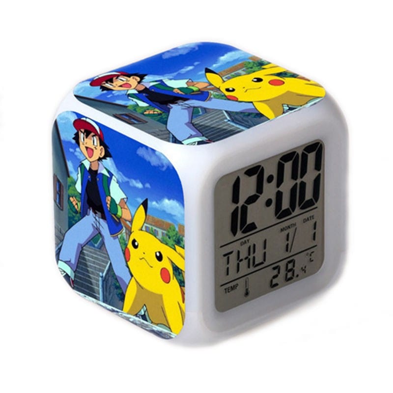 Réveil Pokémon <br>Sacha et Pikachu
