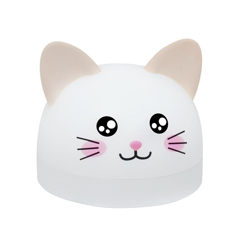 Children's LED Alarm Clock - Cat Electronic Night Light