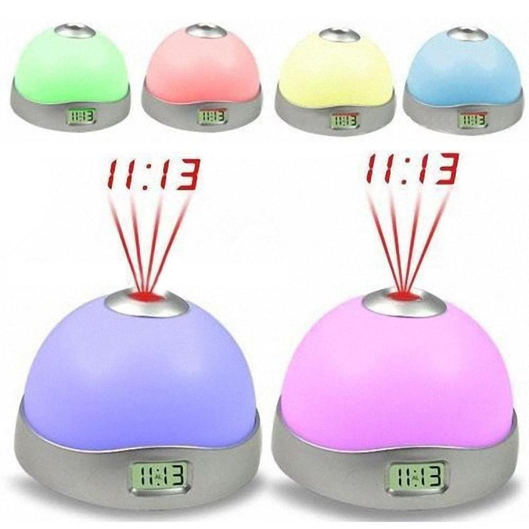 Children's projector alarm clock radio