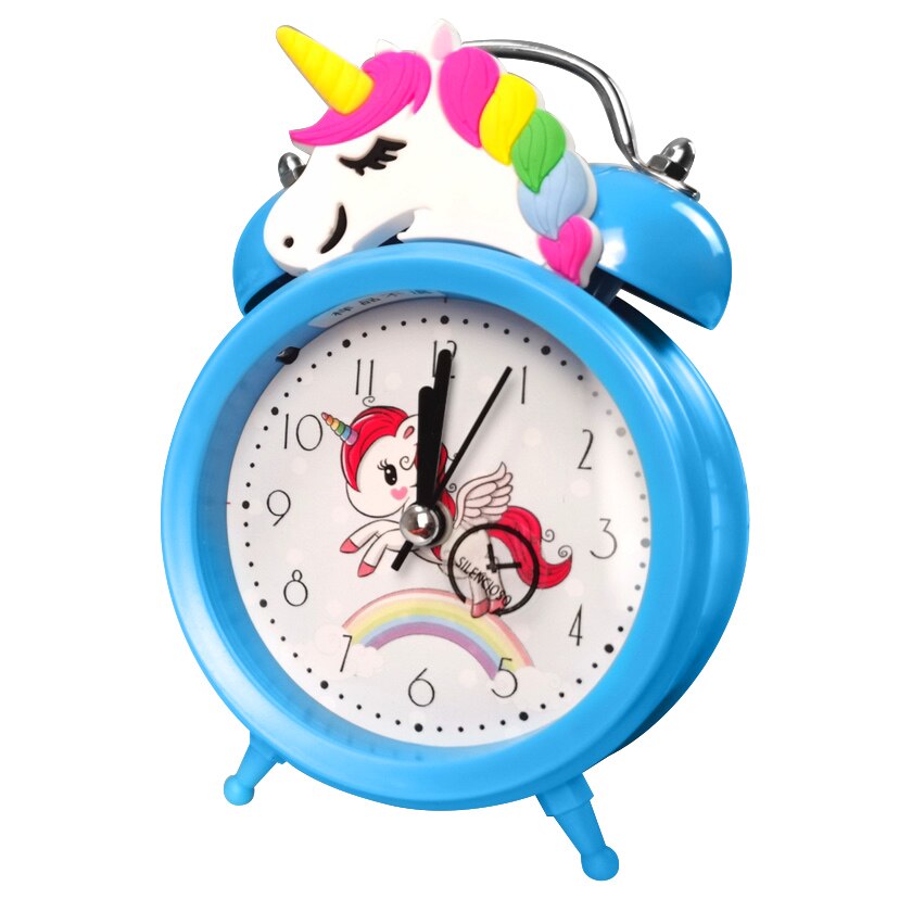 Unicorn alarm clock with needle