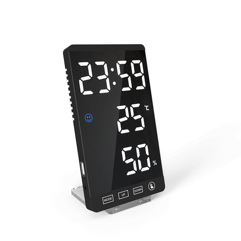 Digital alarm clock radio big numbers