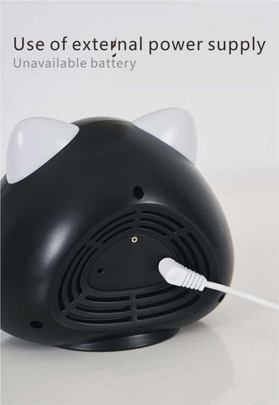 Modern Cat Alarm Clock LED USB 