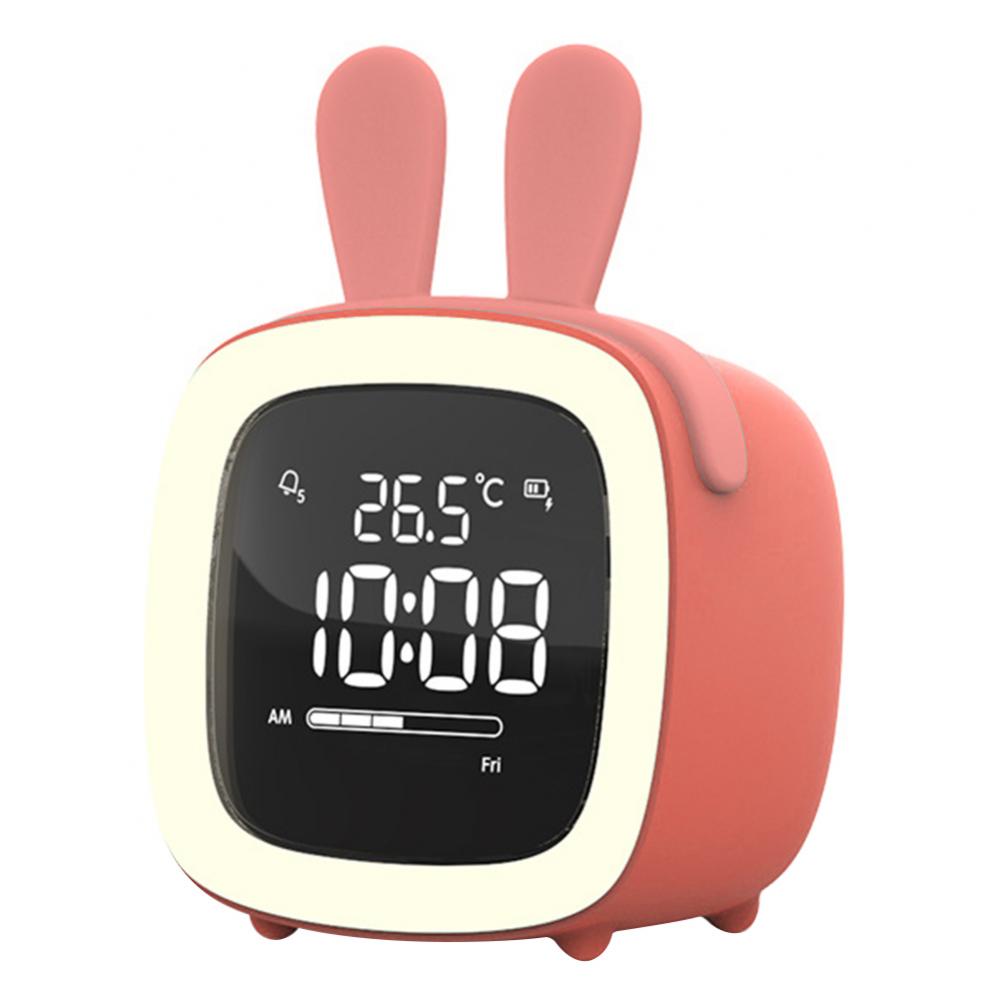 Deer Rabbit Reloj despertador digital Luz nocturna LED