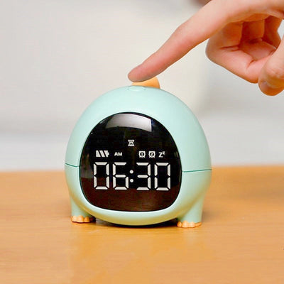 Dinosaur Alarm Clock - Digital Bedside Table Clock - Dimensions of 13x8 CM