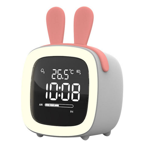 Deer Rabbit Reloj despertador digital Luz nocturna LED