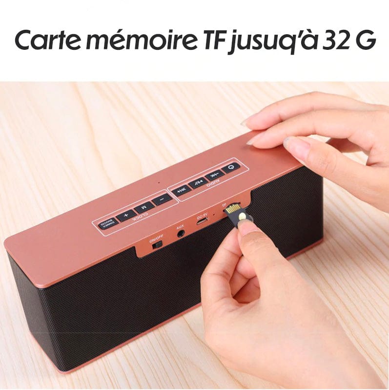 Radio Réveil Connecté - Enceinte Bluetooth