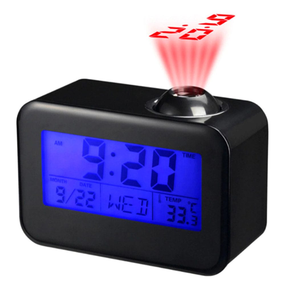 Alarm Clock Projector Calendar and Temperature