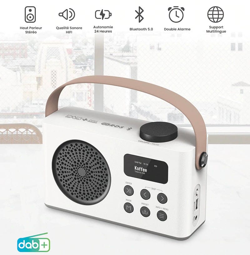 Diseño Radio despertador Bluetooth DAB P9