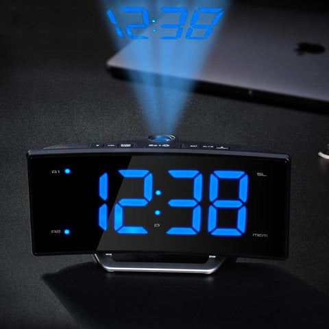 Alarm Clock Radio Projector Dual Alarm