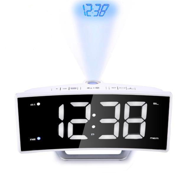 Alarm Clock Radio Projector Dual Alarm