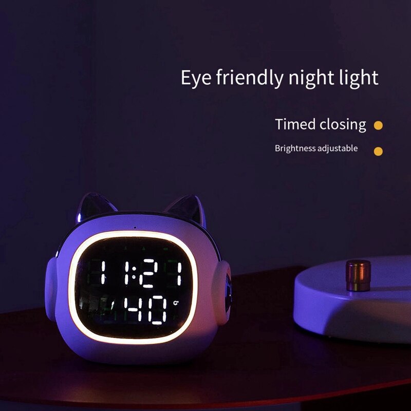 Alarm Clock Cat Headset Style