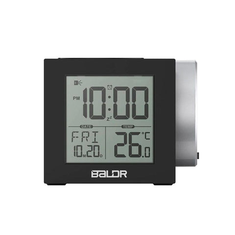 Reloj despertador con proyector LED cubo