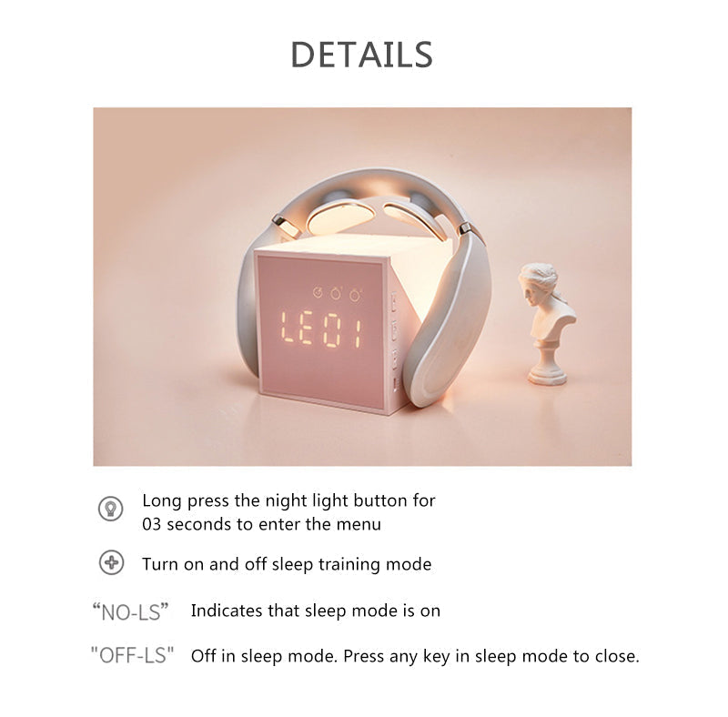 Reloj despertador Pink Cube: ¡Un accesorio moderno para una mañana luminosa!