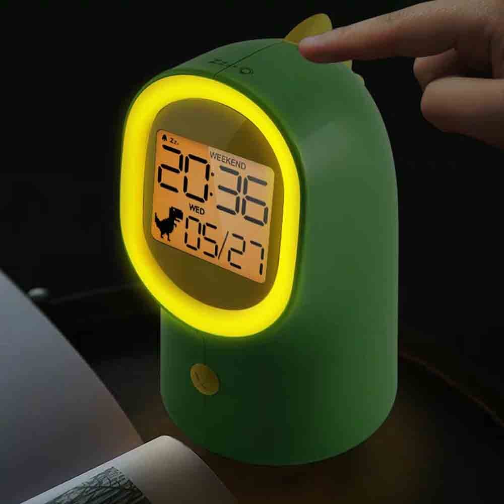 Green Dinosaur Alarm Clock: A fun way to start the day!