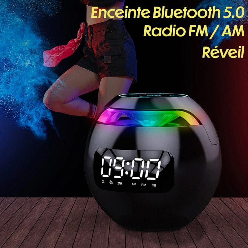 Connected Alarm Clock Bluetooth Speaker