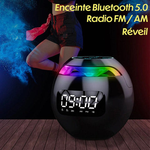 Connected Alarm Clock Bluetooth Speaker