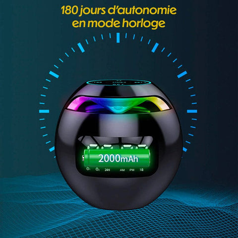 Connected Alarm Clock Bluetooth Speaker