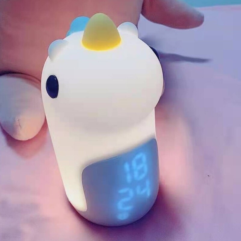 White Unicorn Alarm Clock: Let the magic take over your alarm clock!