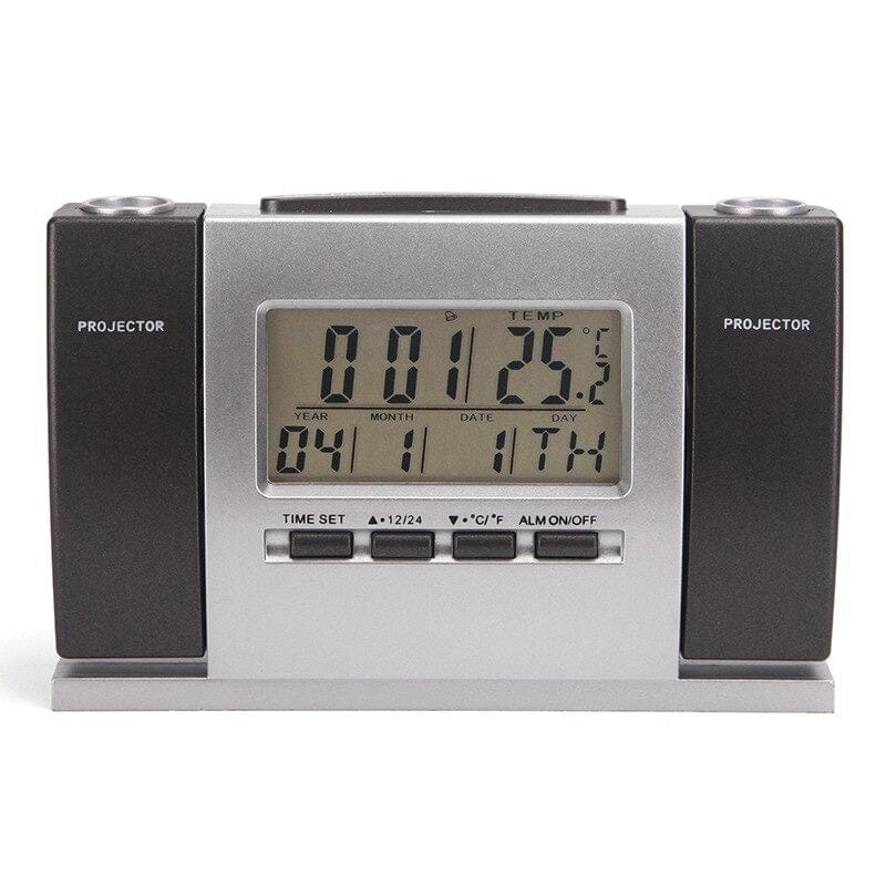 Double Projection Projector Alarm Clock