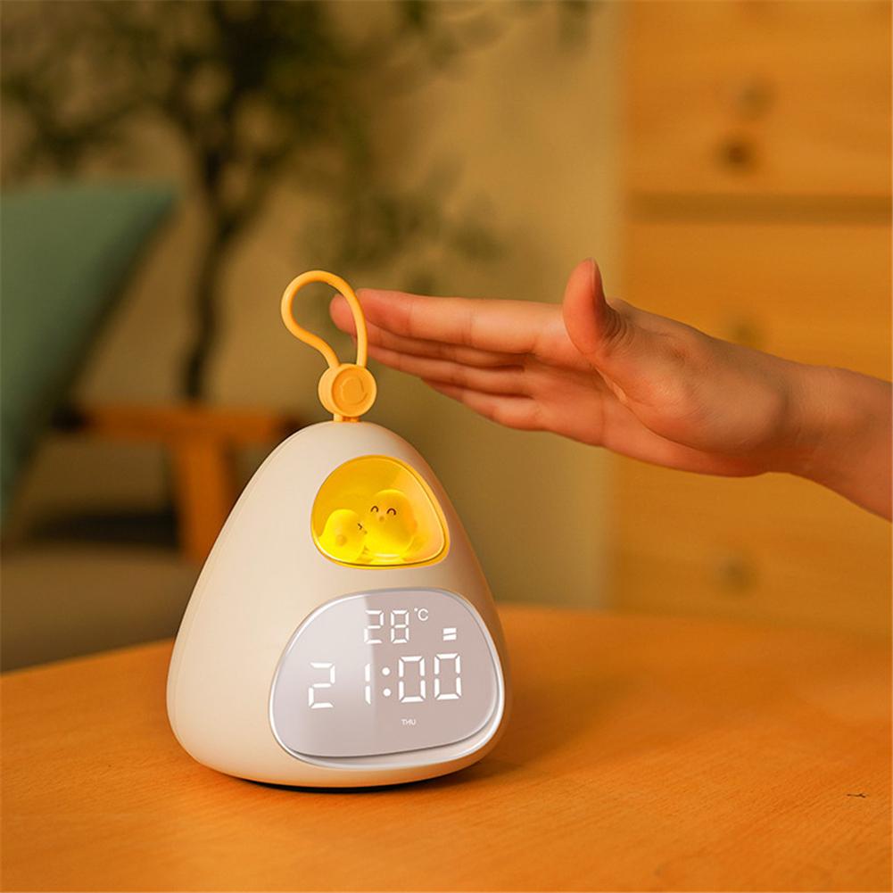 Adorable Night Light Alarm Clock - Dimensions of 11.6x10.9 CM