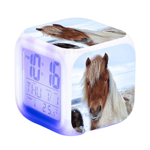 Réveil led cheval