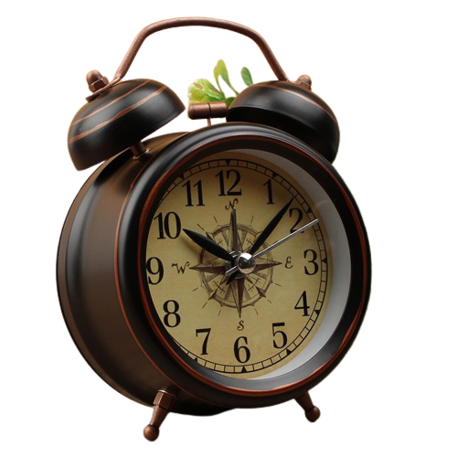 Réveil boussole or vintage-Reveilleur
